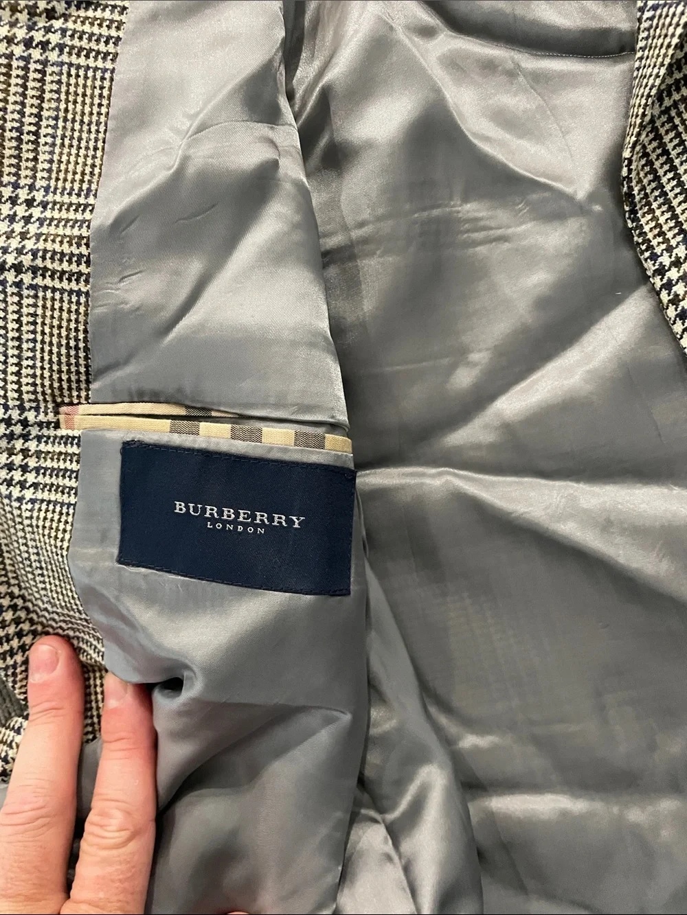 Burberry Blazer - Men's Grey Check